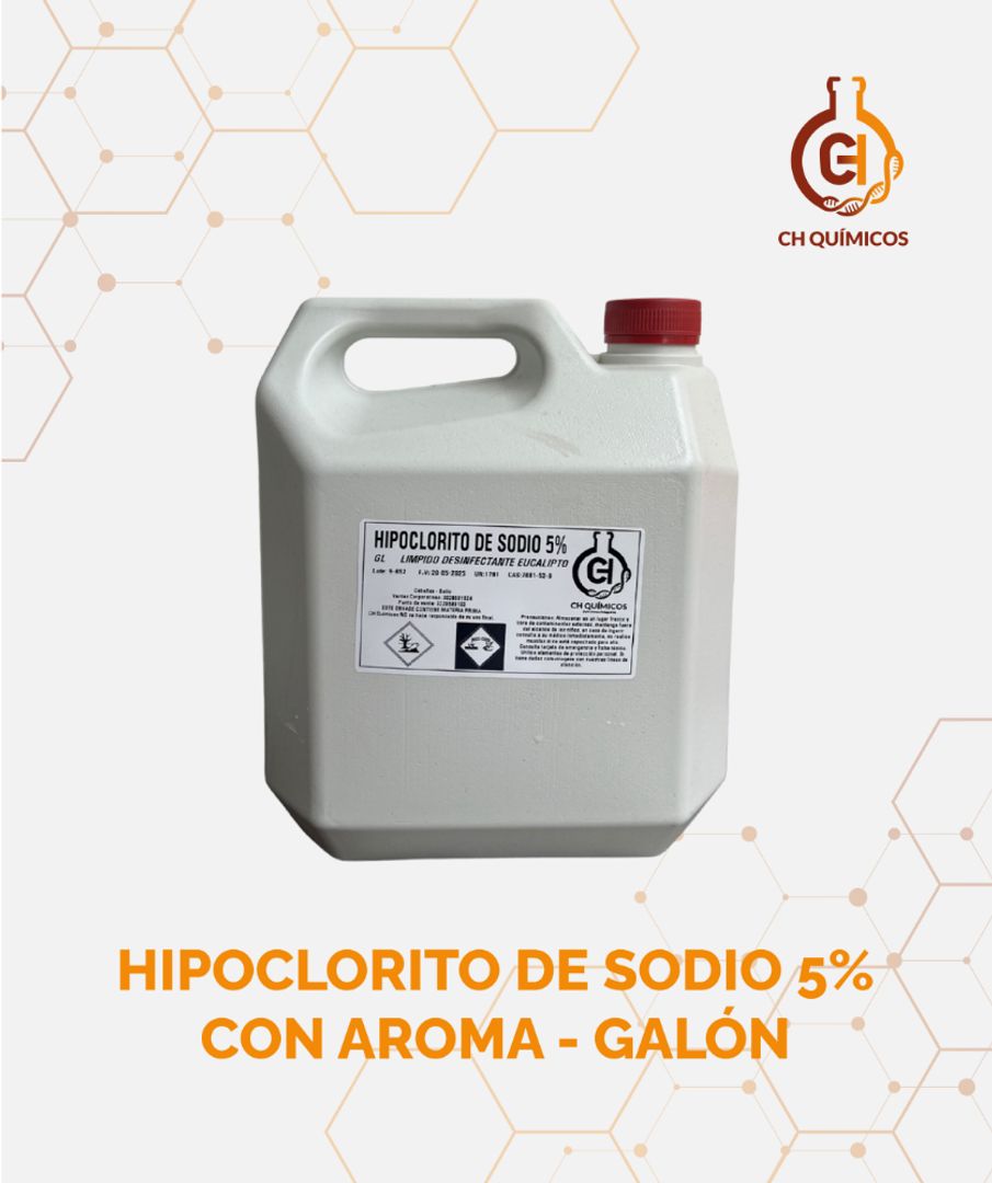 HIPOCLORITO DE SODIO: 5% CON AROMA