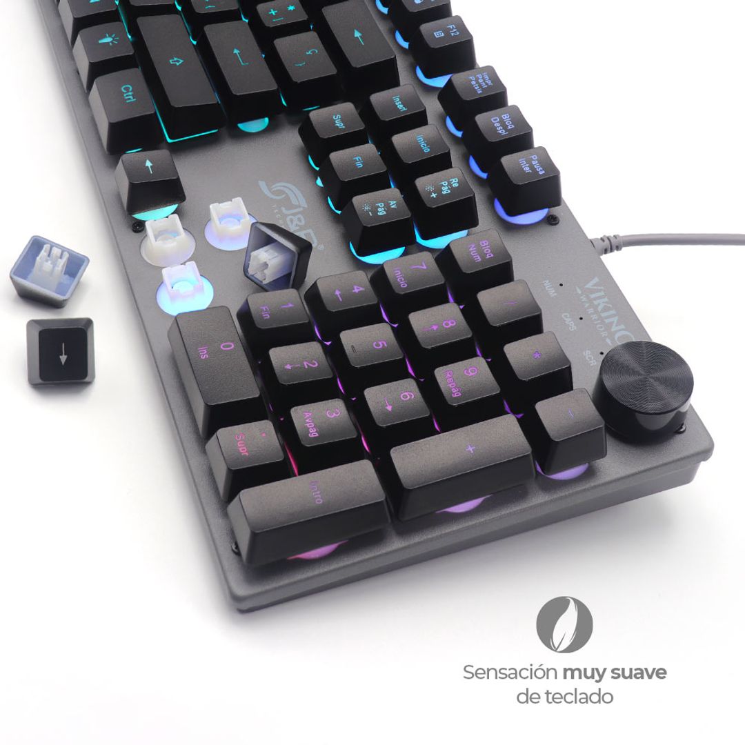 Teclado Gamer Pro Viking Semimecánico