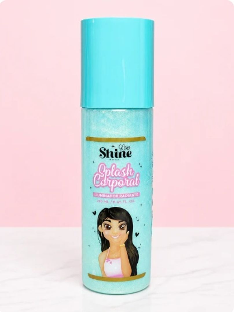 Splash corporal AZUL Glow Shine By Yaja