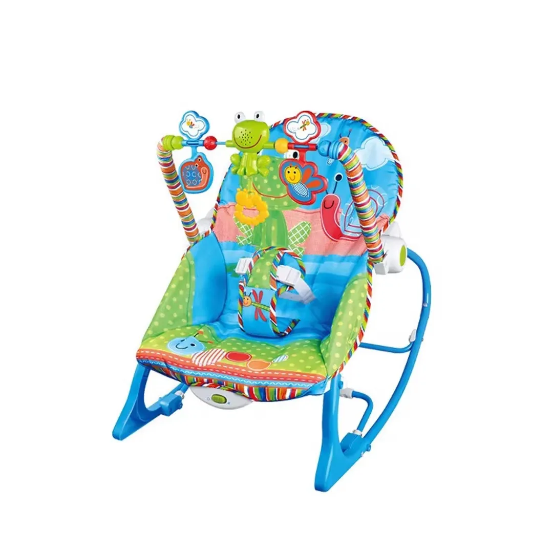 SILLA MECEDORA PARA BEBE VIBRADORA Y MUSICAL