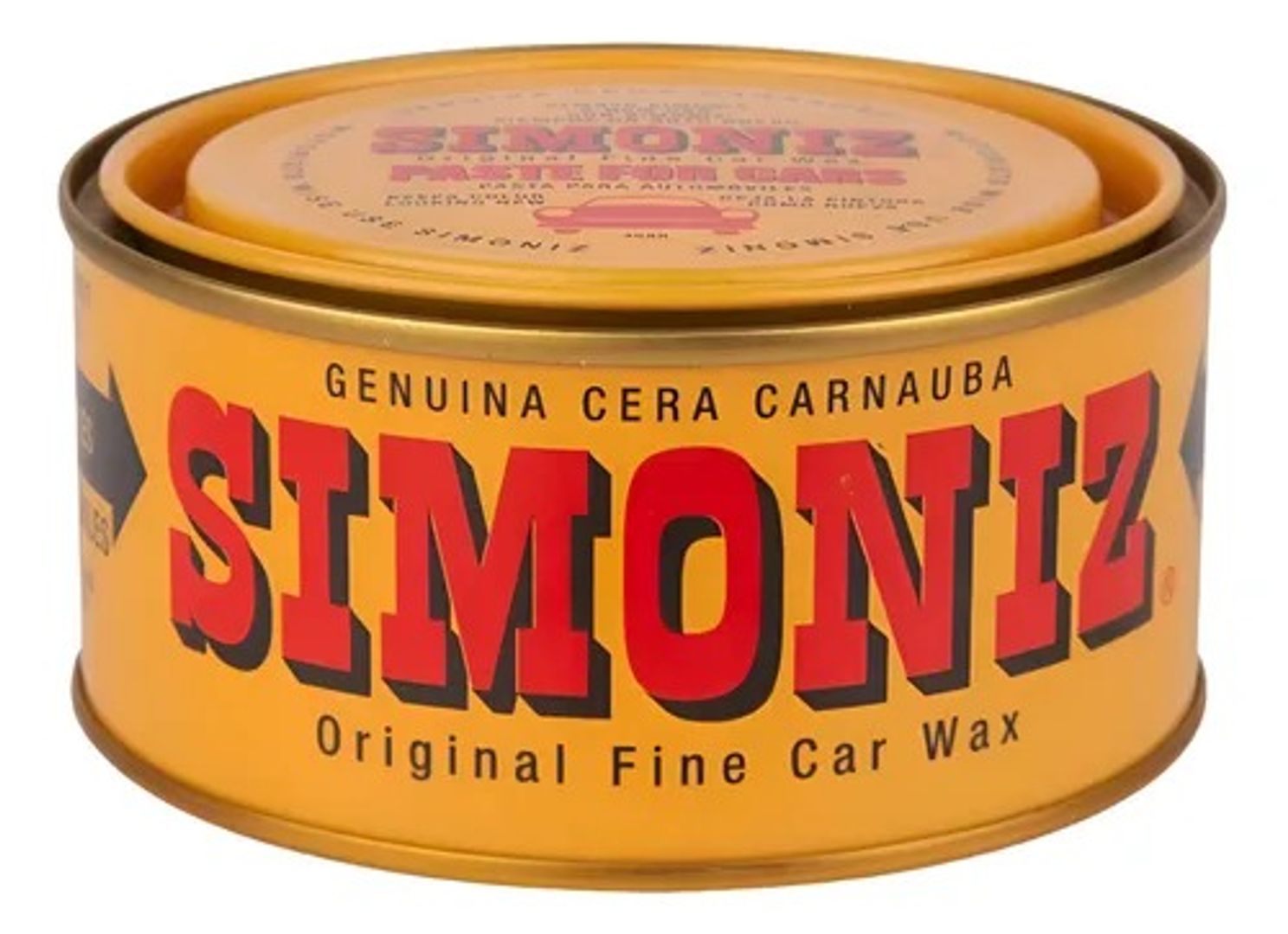 PASTA CERA CARNAUBA SELLADORA PROTECTORA PINTURA SIMONIZ 225G