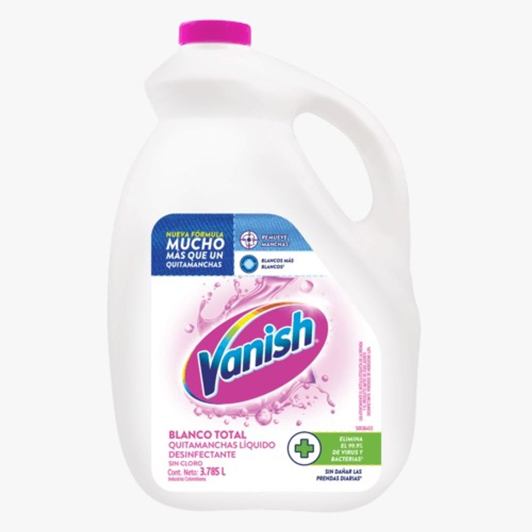 W.VANISH LÍQUIDO ROPA BLANCA X 3.785 ML