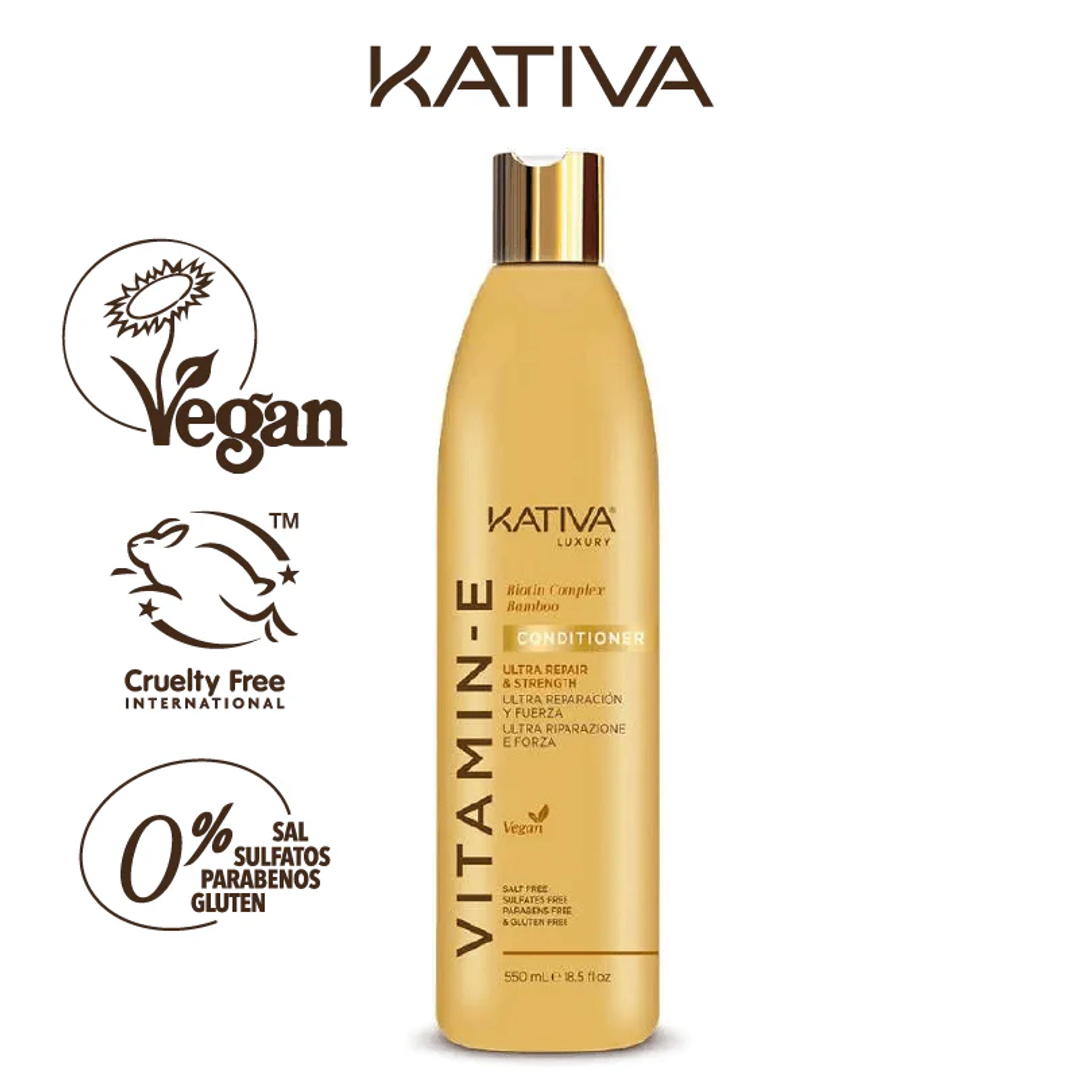 ACONDICIONADOR VITAMINA E 550ML KATIVA