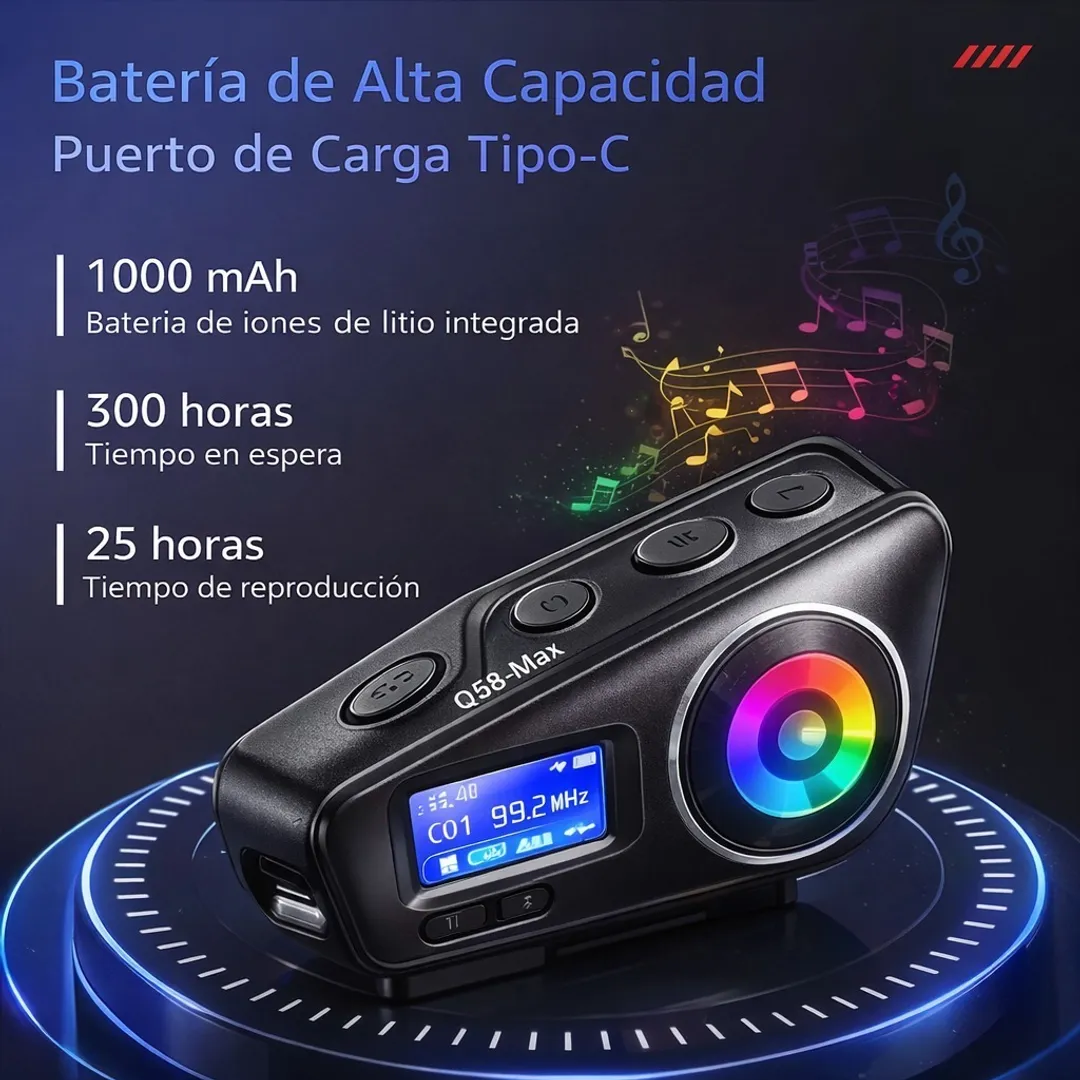  INTERCOMUNICADOR  Q58-MAX MOTO CASCO