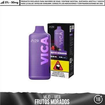 Imagen del producto Vape Mijo Vica Frutos Morados 6500 Puffs