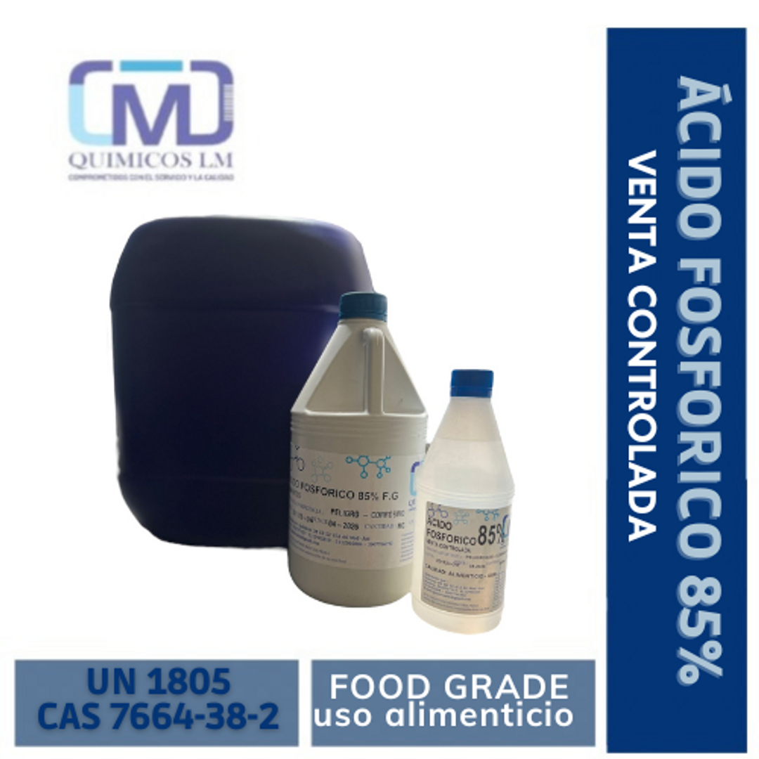 ÁCIDO FOSFÓRICO 85% GRADO ALIMENTICIO