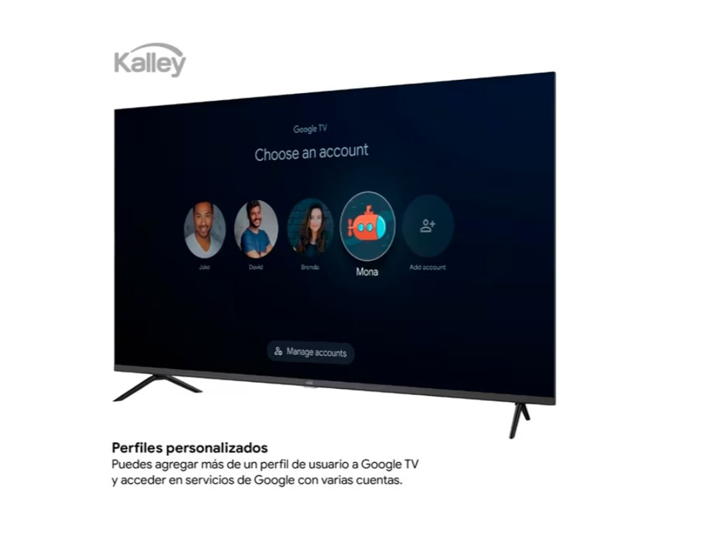 TELEVISOR  KALLEY 40'' 40GQ200 FHD QLED