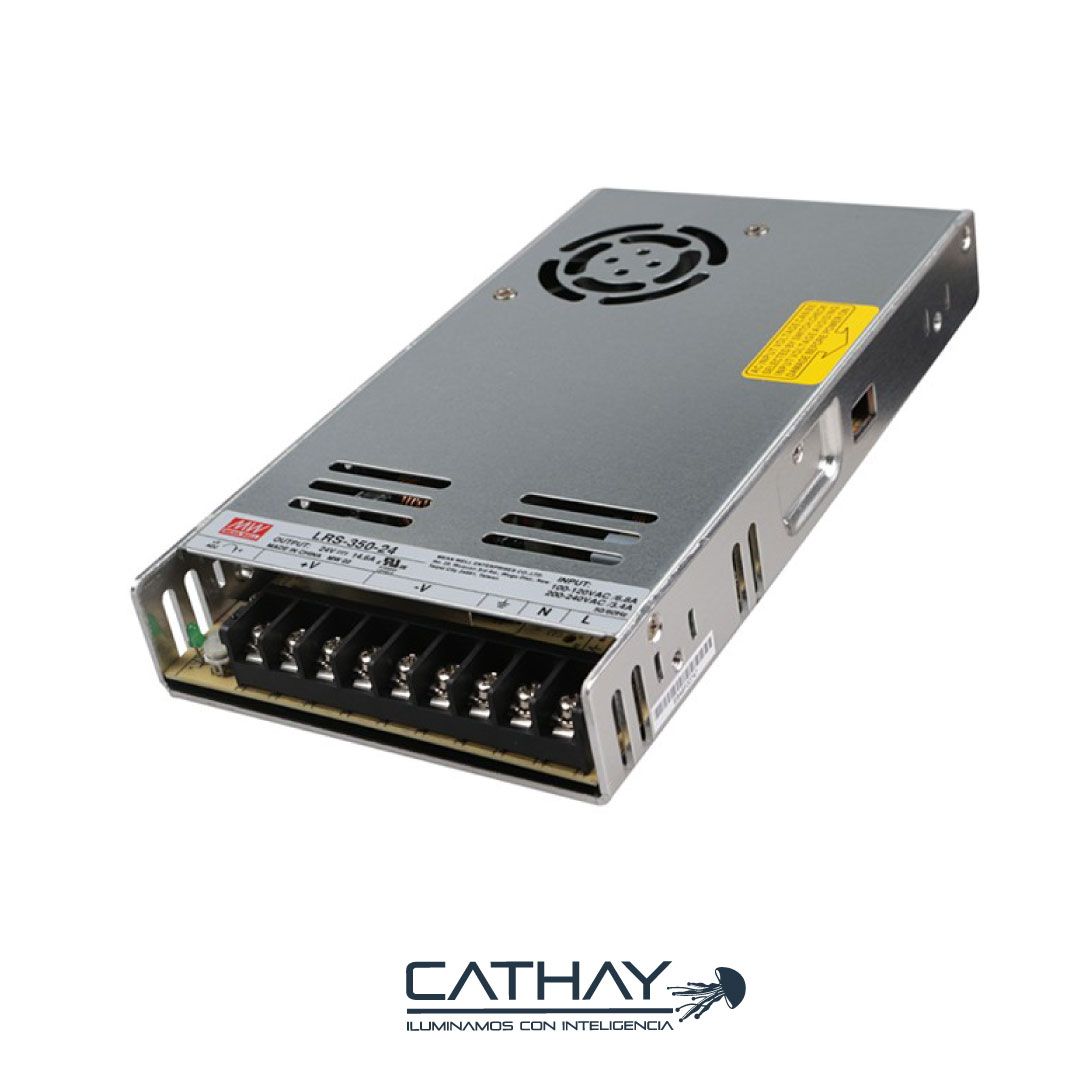 FUENTE DE PODER 24V DC 14,6 AMP 350W MEANWELL