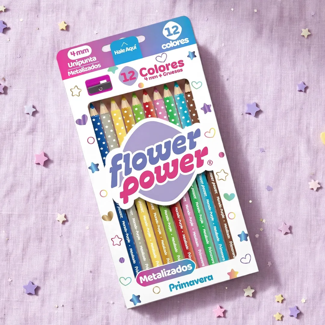 COLORES METALIZADOS PRIMAVERA X12