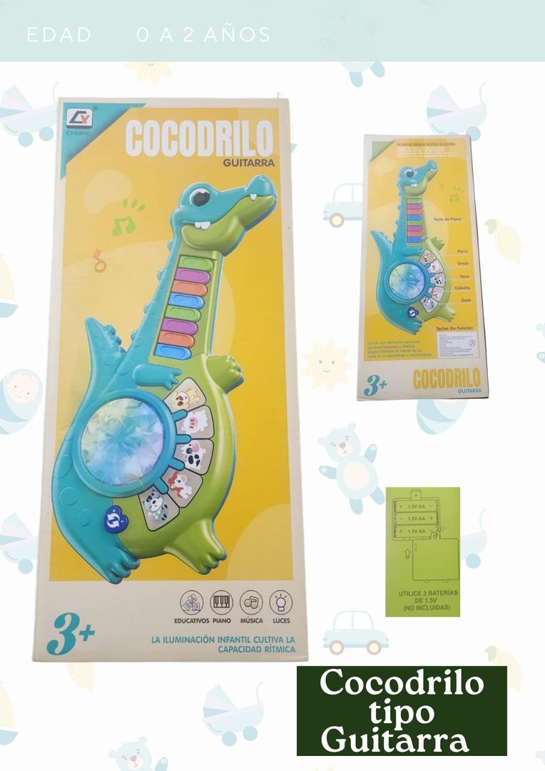 Guitarra Cocodrilo  Musical 