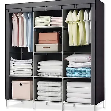 Imagen del producto Closet Ropero Armable De 3 Cuerpos De Tela