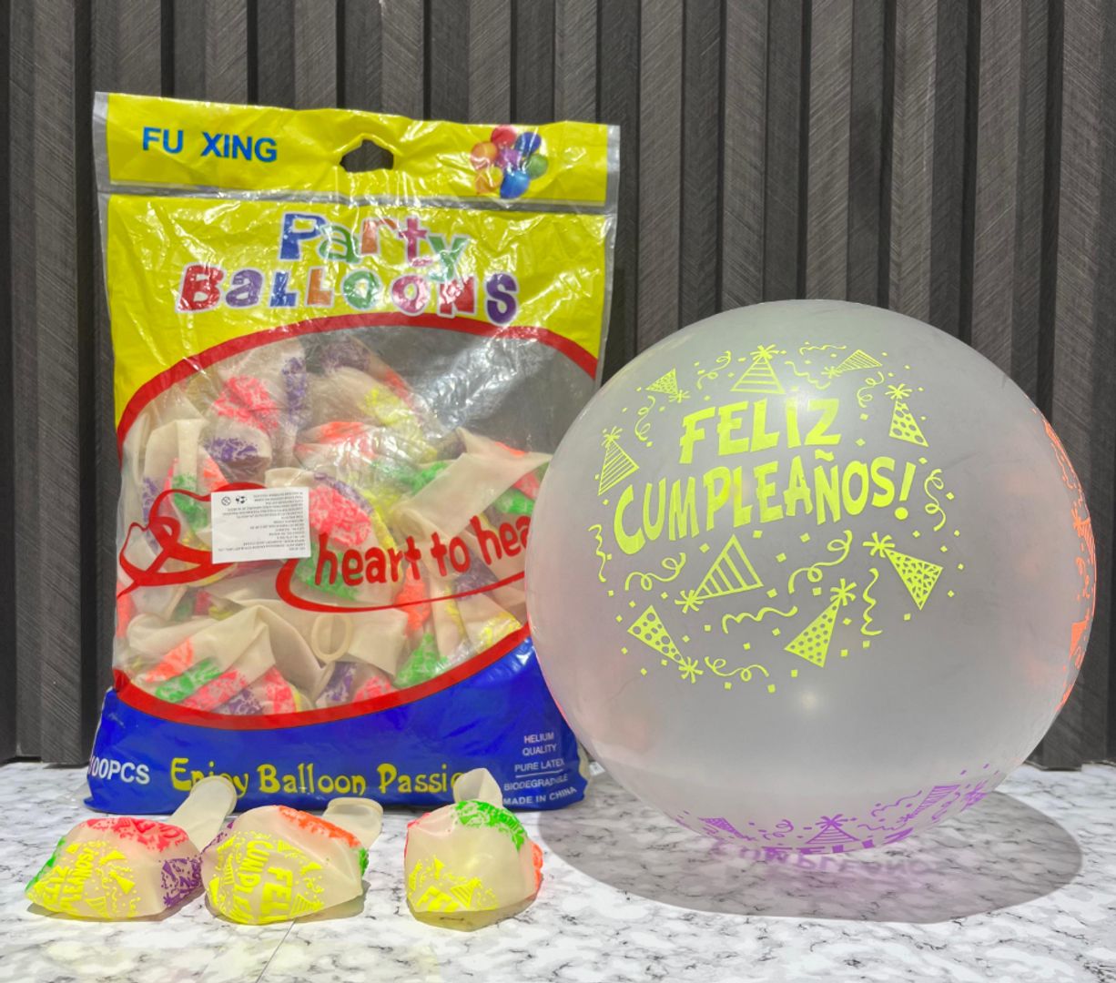 GLOBO x 100 UNIDADES INFINITY  CRISTAL R12 