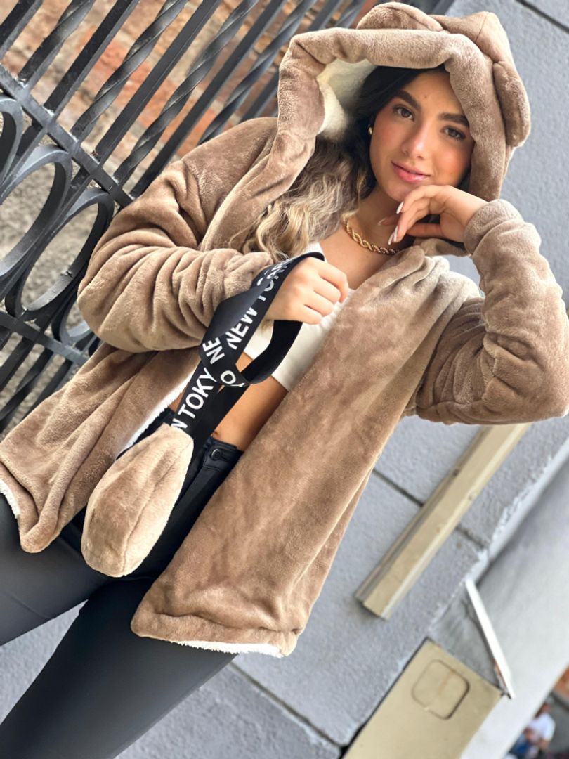 CHAQUETA OSOS + BOLSO