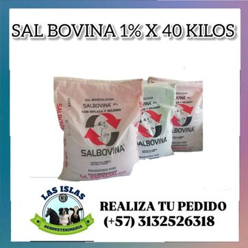 Imagen del producto SAL MINERALIZADA BOVINOS 1% X 40 Kilos