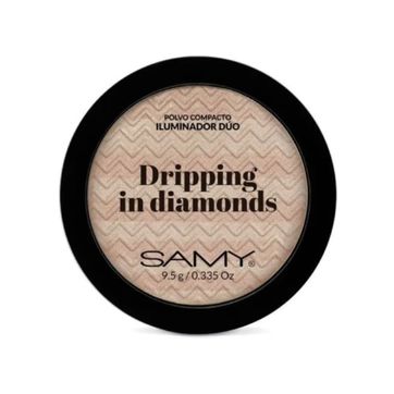 Imagen del producto POLVO COMPACTO ILUMINADOR DRIPPING IN DIAMONDS SAMY