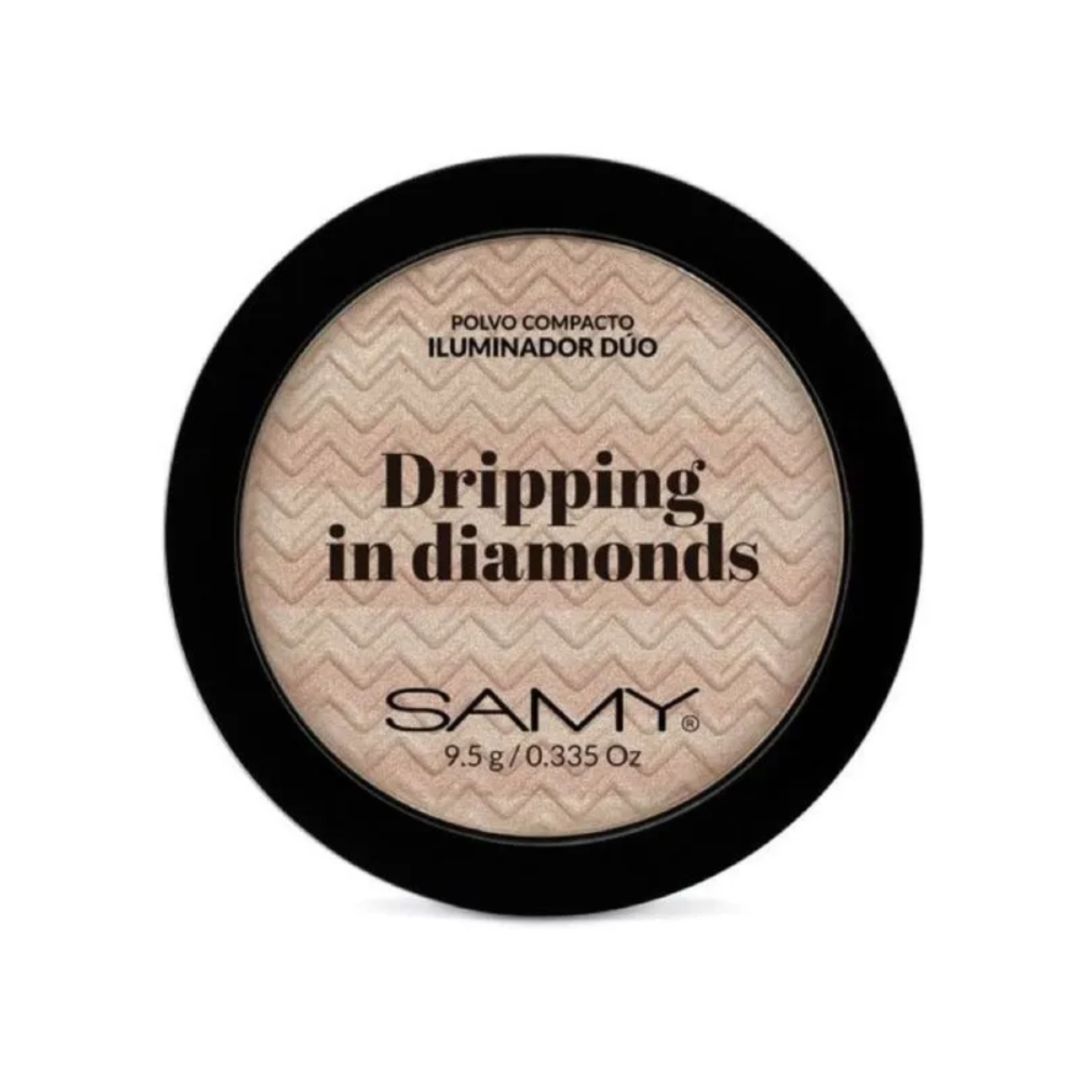 POLVO COMPACTO ILUMINADOR DRIPPING IN DIAMONDS SAMY