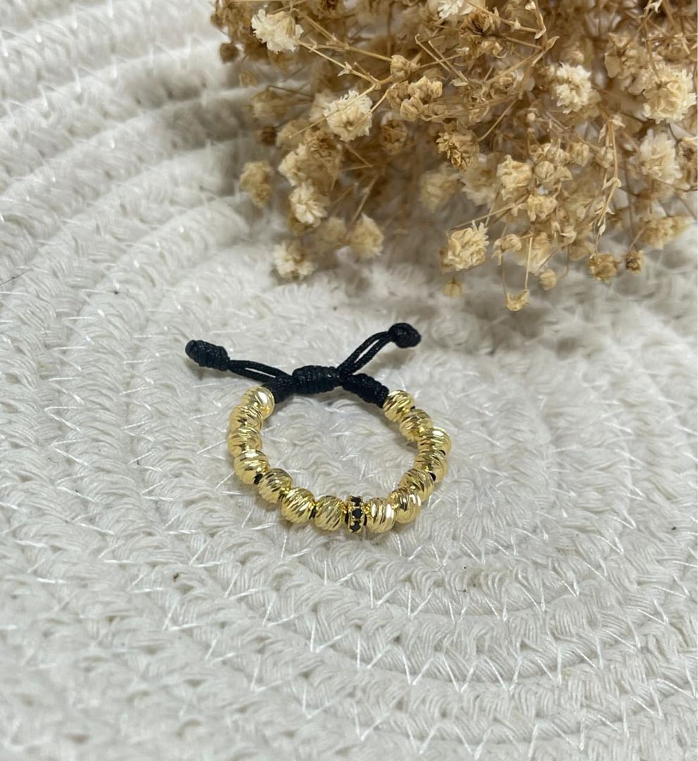 Anillo artesanal en balin 4mm italy