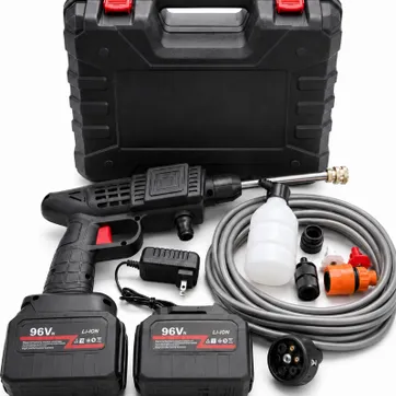 HIDROLAVADORA PORTATIL DOBLE BATERIA 96V ALTA PRECION - imagen 1