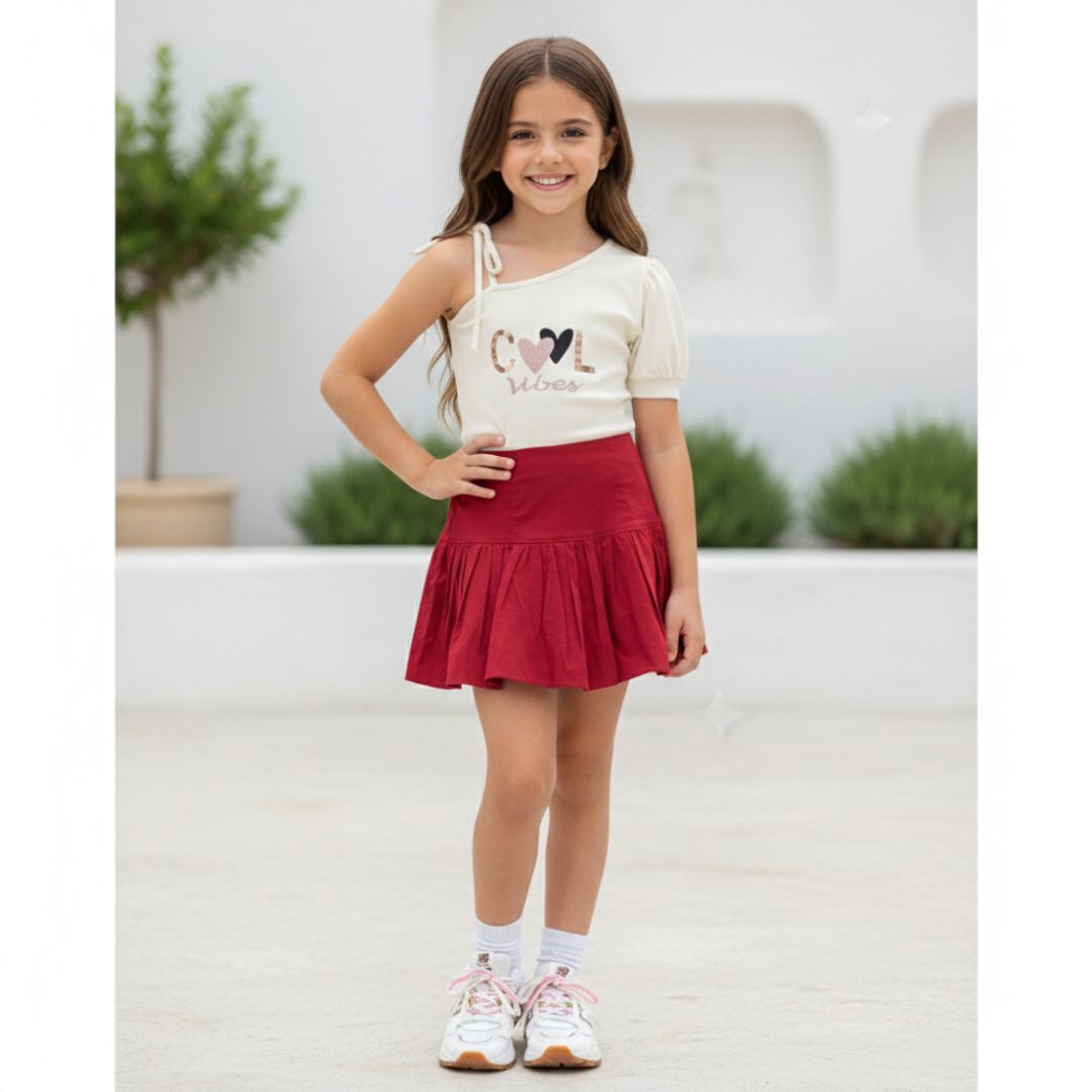 CONJUNTO DE FALDA GLOBO