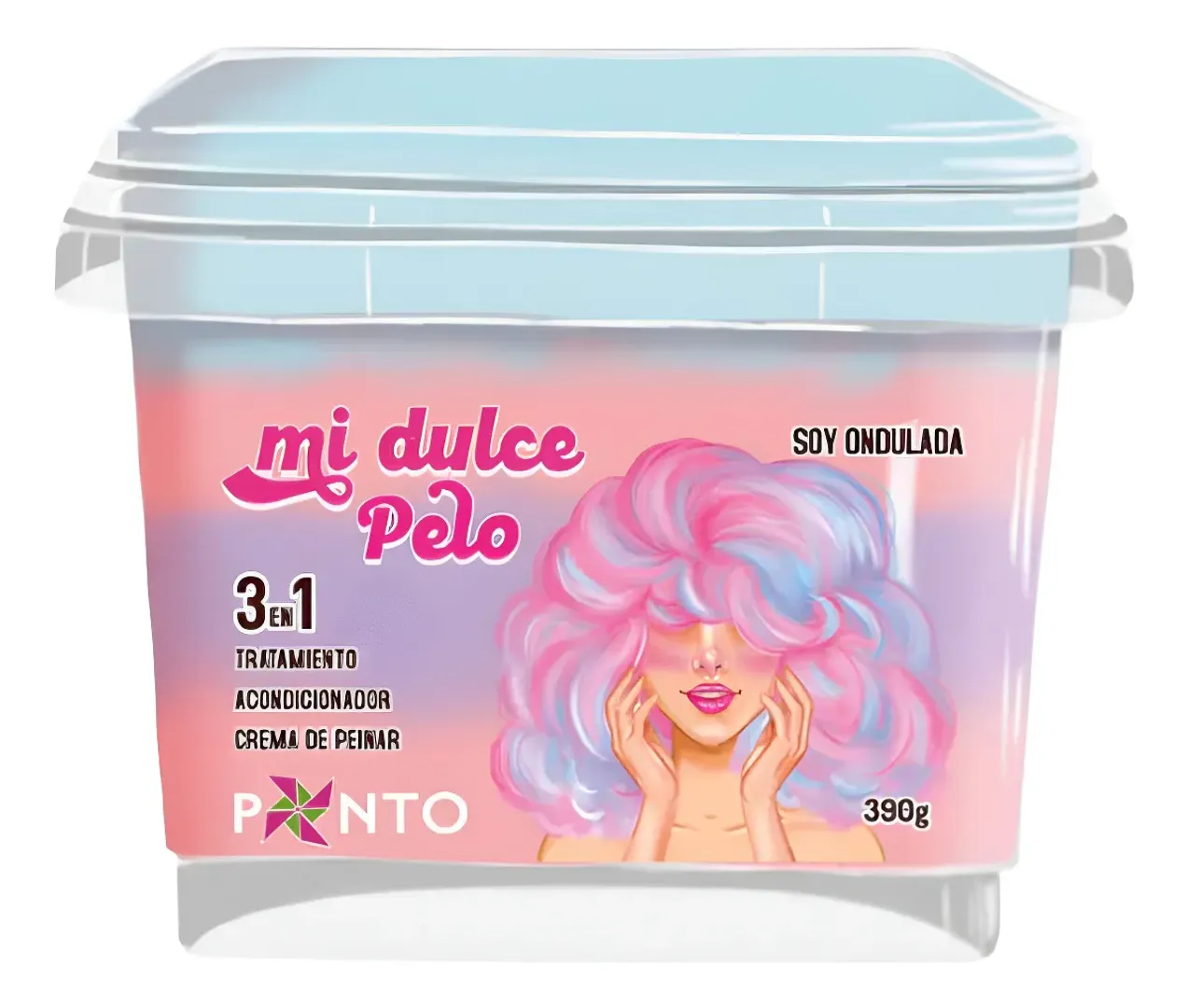 MI DULCE PELO SOY ONDULADA 3 EN 1 390gr PONTO