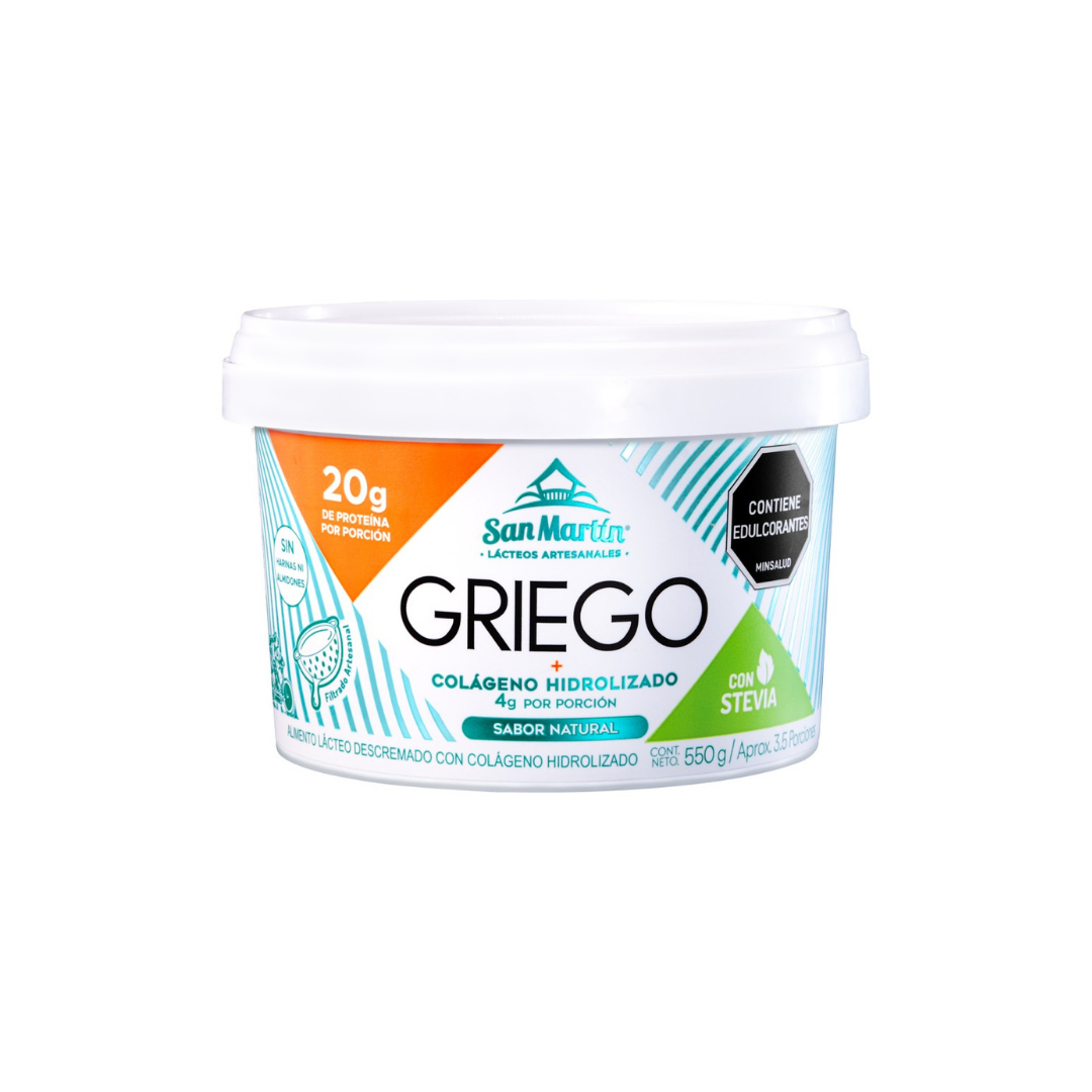 YOGURT GRIEGO COLAGENO HIDROLIZADO X 550 GR SAN MARTIN