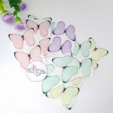 Kit 28 Mariposas Tela  - imagen 2