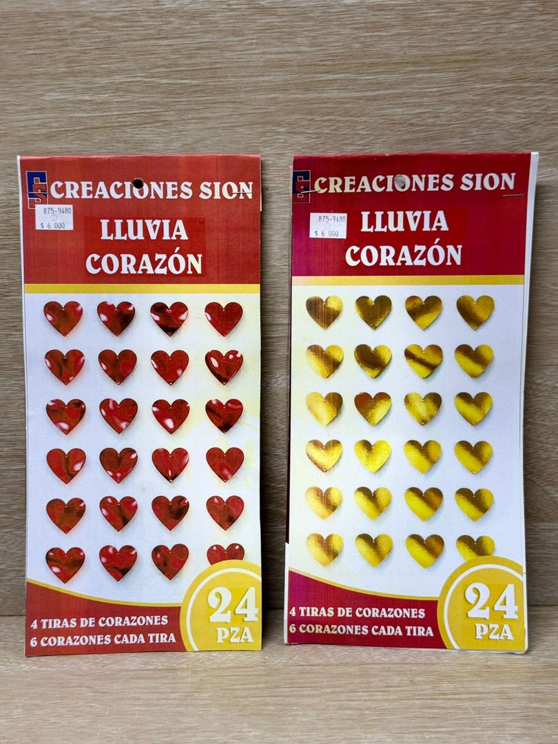875 LLUVIA CORAZÒN