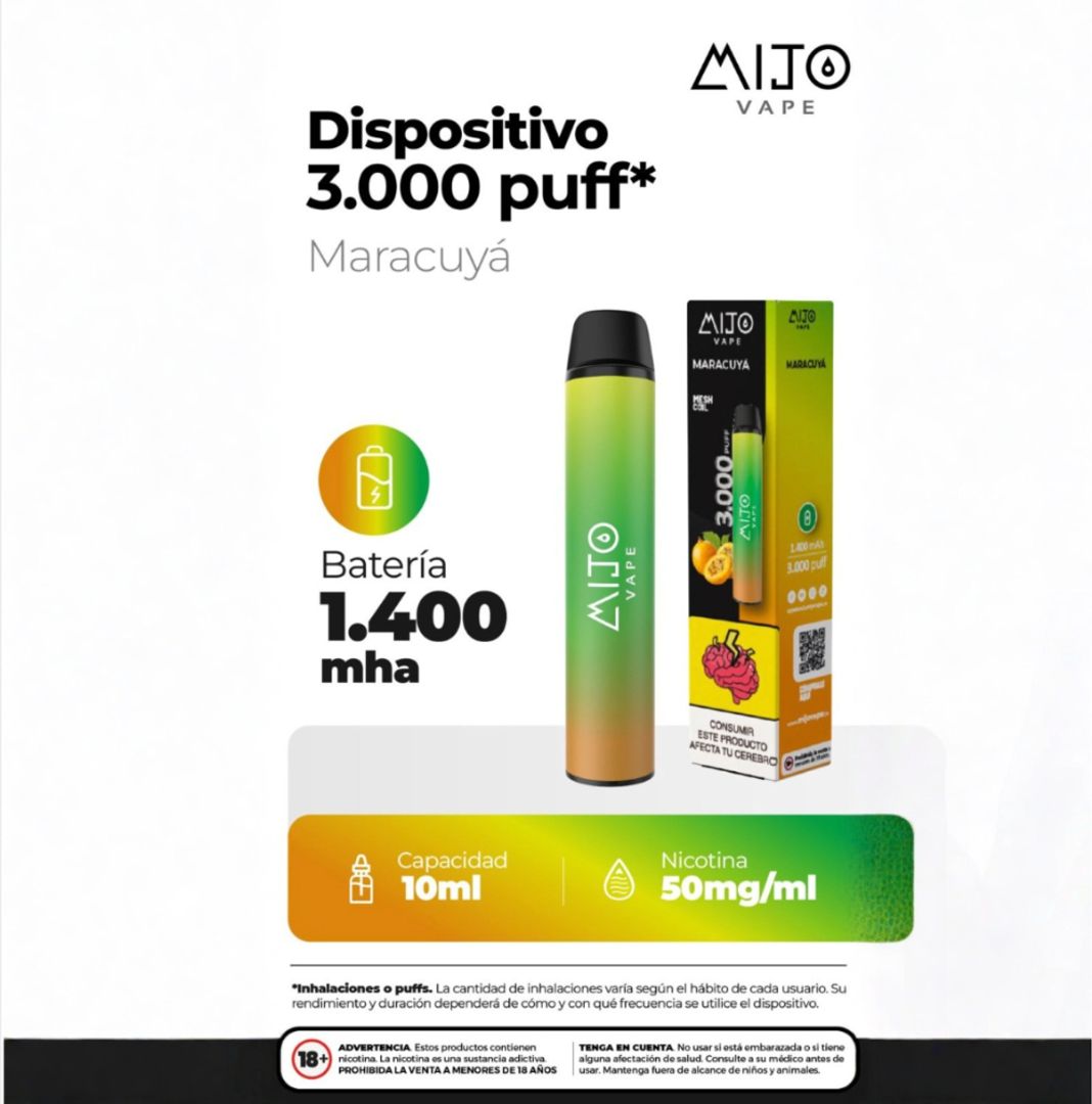Mijo Maracuya 3.000 Puffs