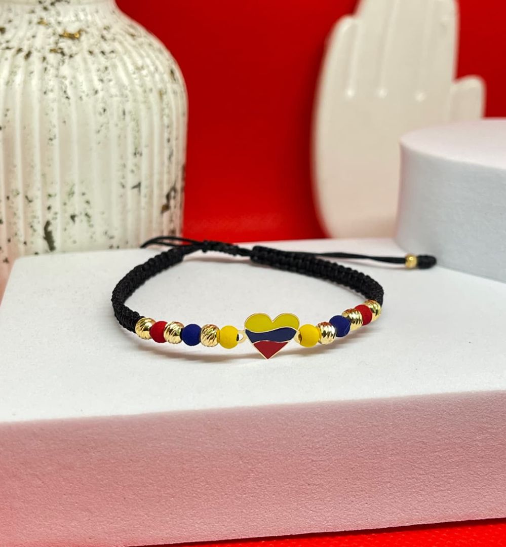 Pulsera corazon colombia balin italy 4mm