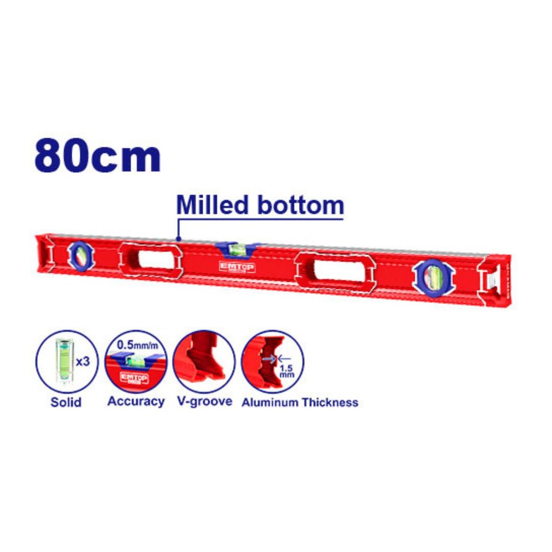 EMTOP NIVEL DE GOTA METALICO 32 "(80CM) SUPER EMTOP