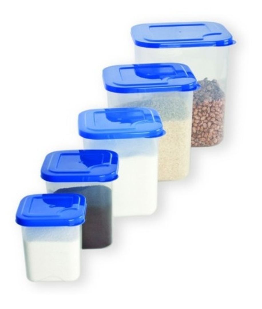 JUEGO X 5 RECIPIENTES "NOVO" DESPENSA