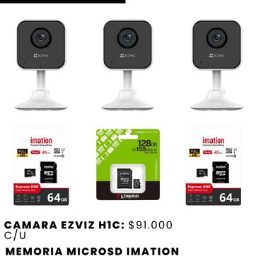 Imagen del producto KIT WIFI EZVIZ X3 INTERIOR 1080P