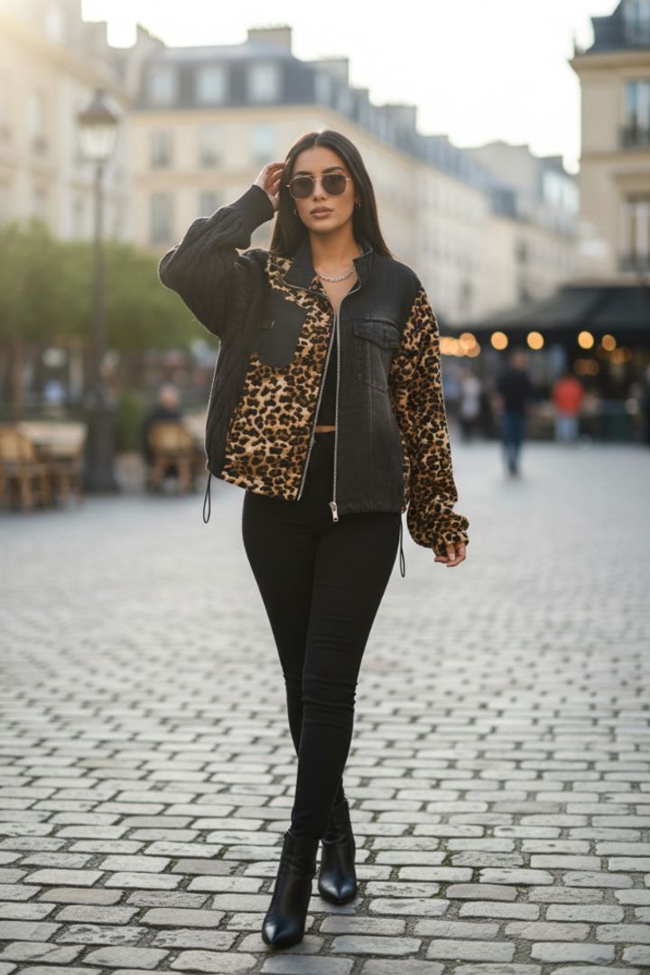 CHAQUETA ANIMAL PRINT HOUSTON