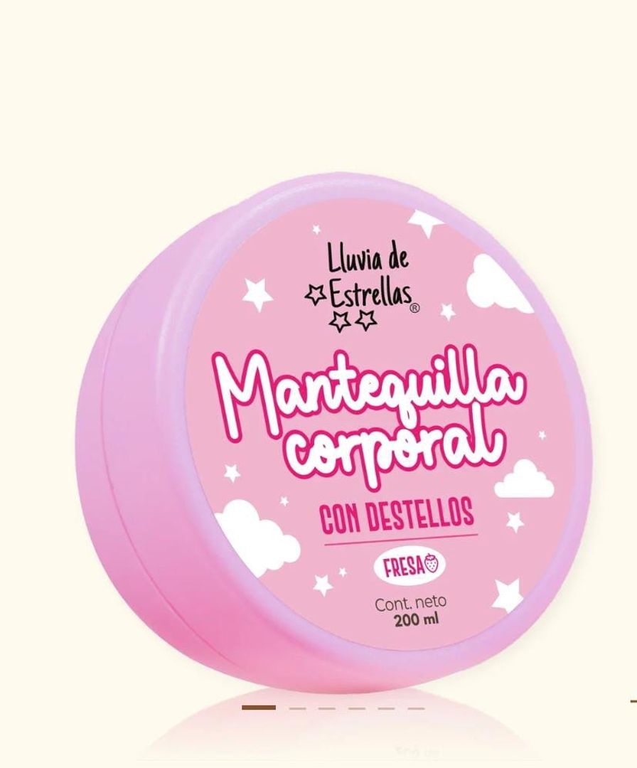 Mantequilla corporal con destellos fresa 