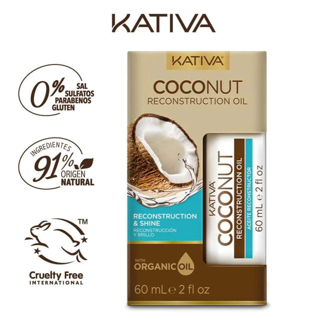 COCONUT RECONSTRUCTION OIL 60ML KATIVA
