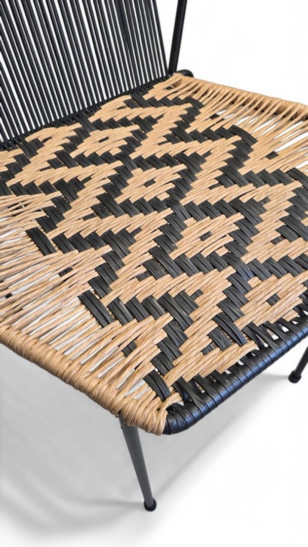 Silla Marquesa PVC y Natural