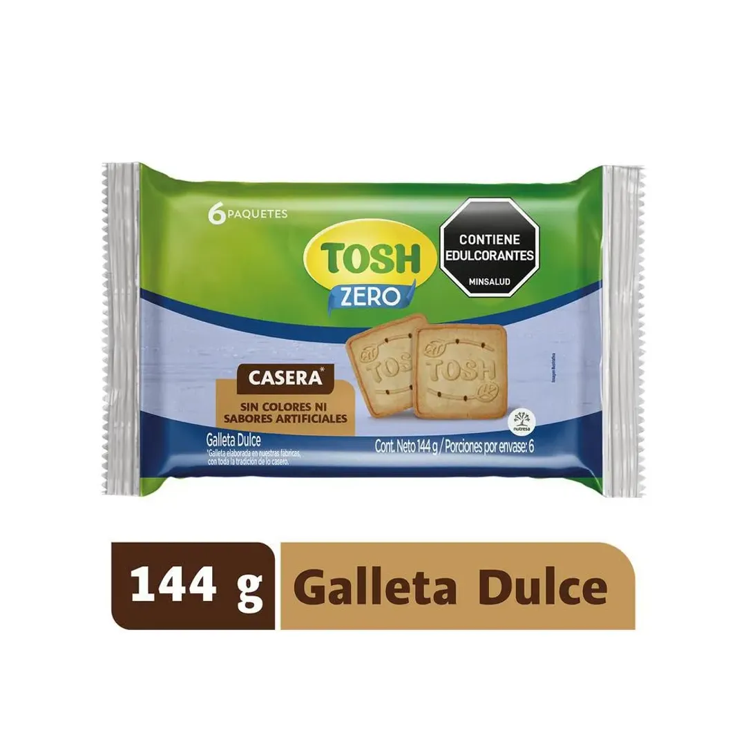 GALLETA TOSH ZERO CASERA*6*144G