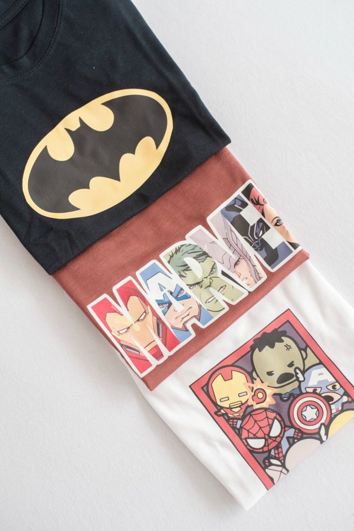 PACK 3 CAMISETAS NIÑO 150 GRM