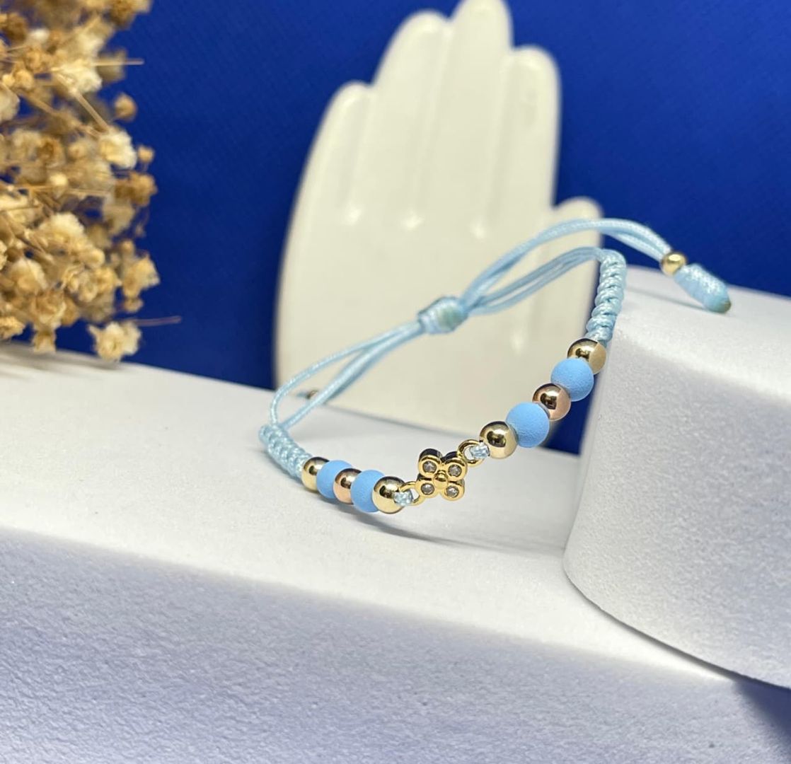 Pulsera van cleef mini cristal balin 4mm liso