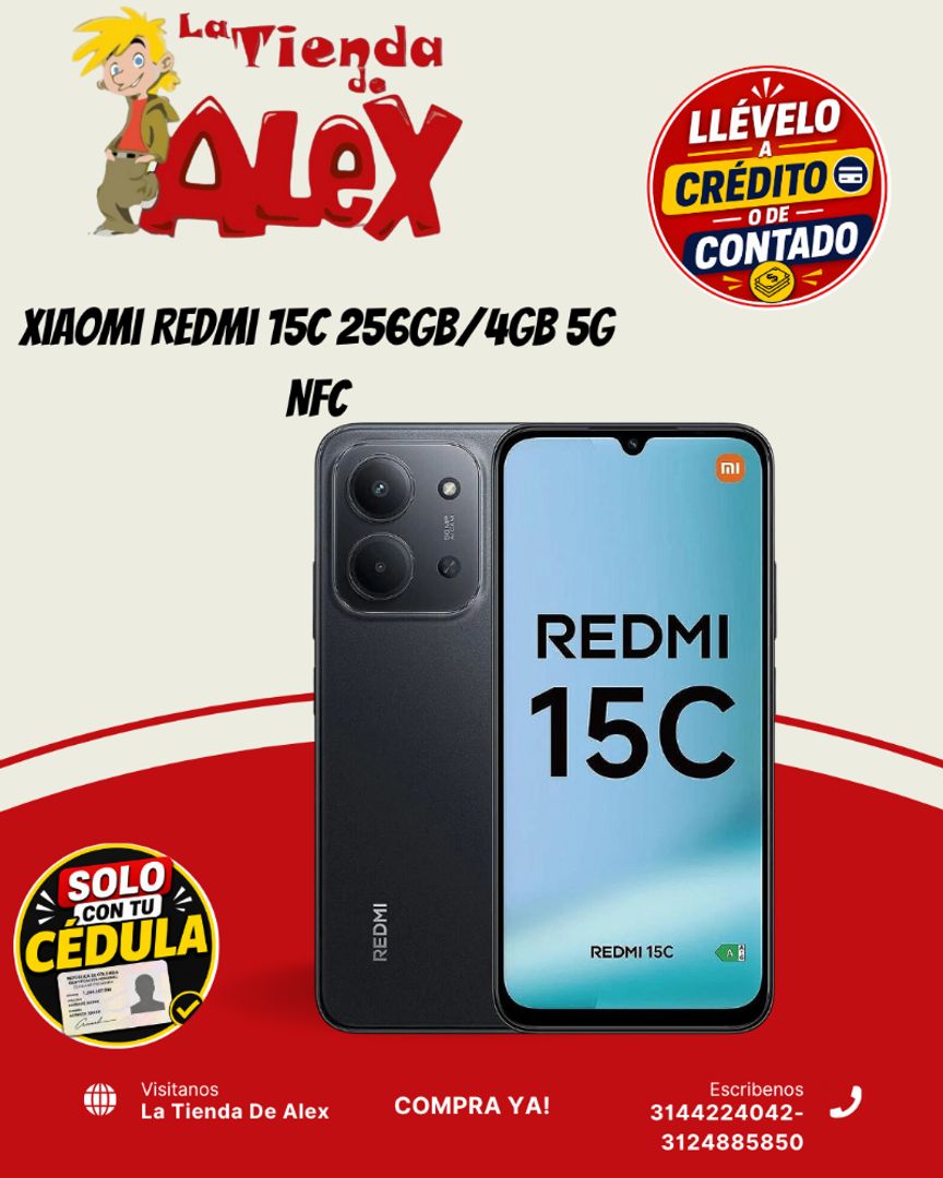 Xiaomi Redmi 15C 256GB/4GB 5G NFC