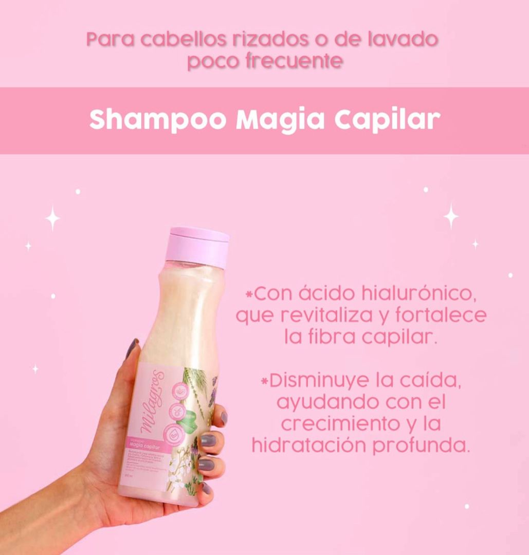 Shampoo Magia Capilar (con ácido hialurónico)