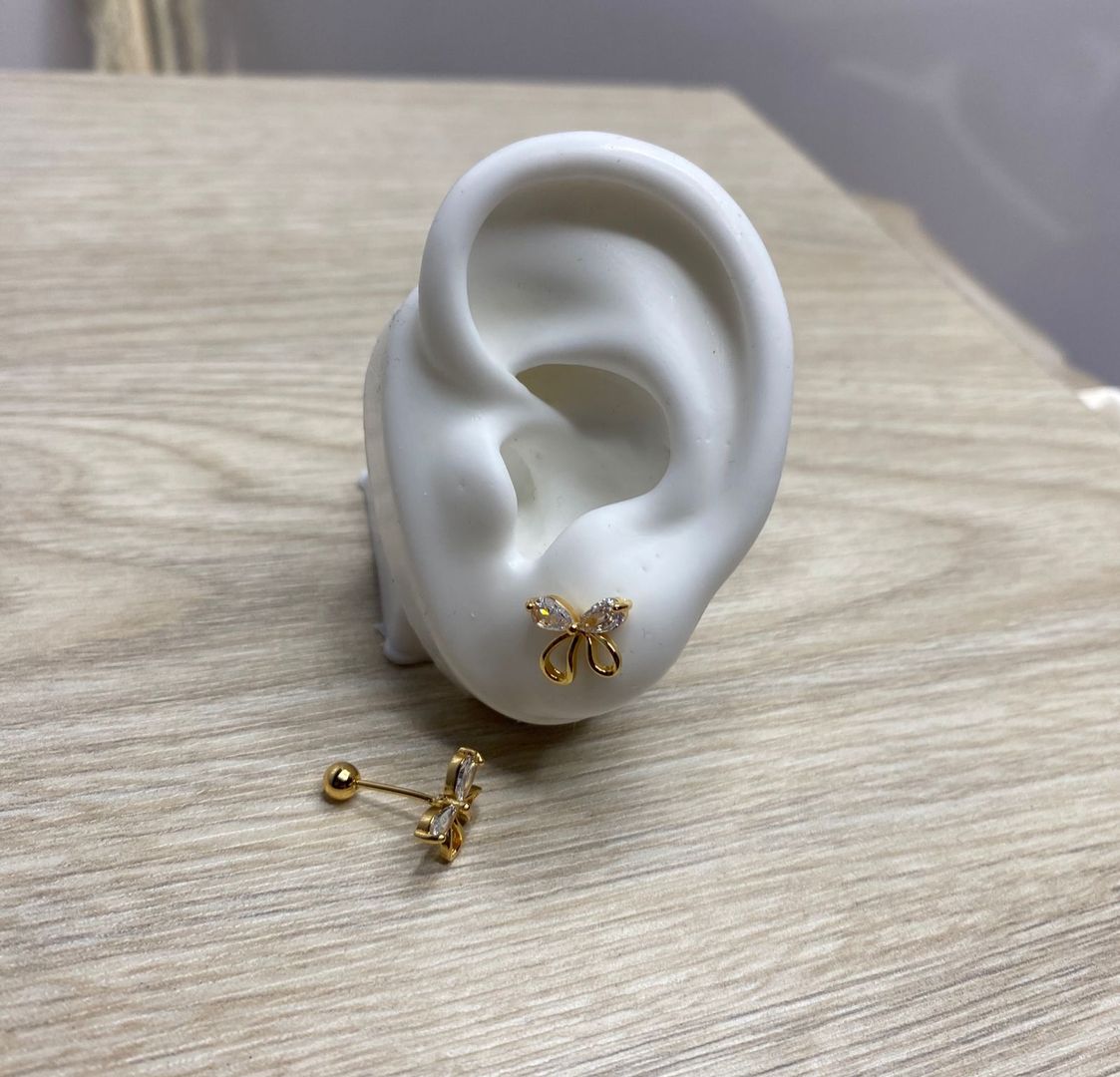 Topo de seguridad, mariposa blanca, covergold 