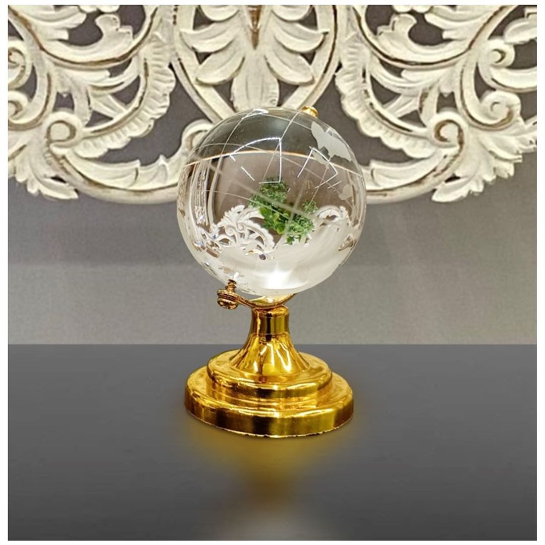 Adorno Globo Terraqueo en resina