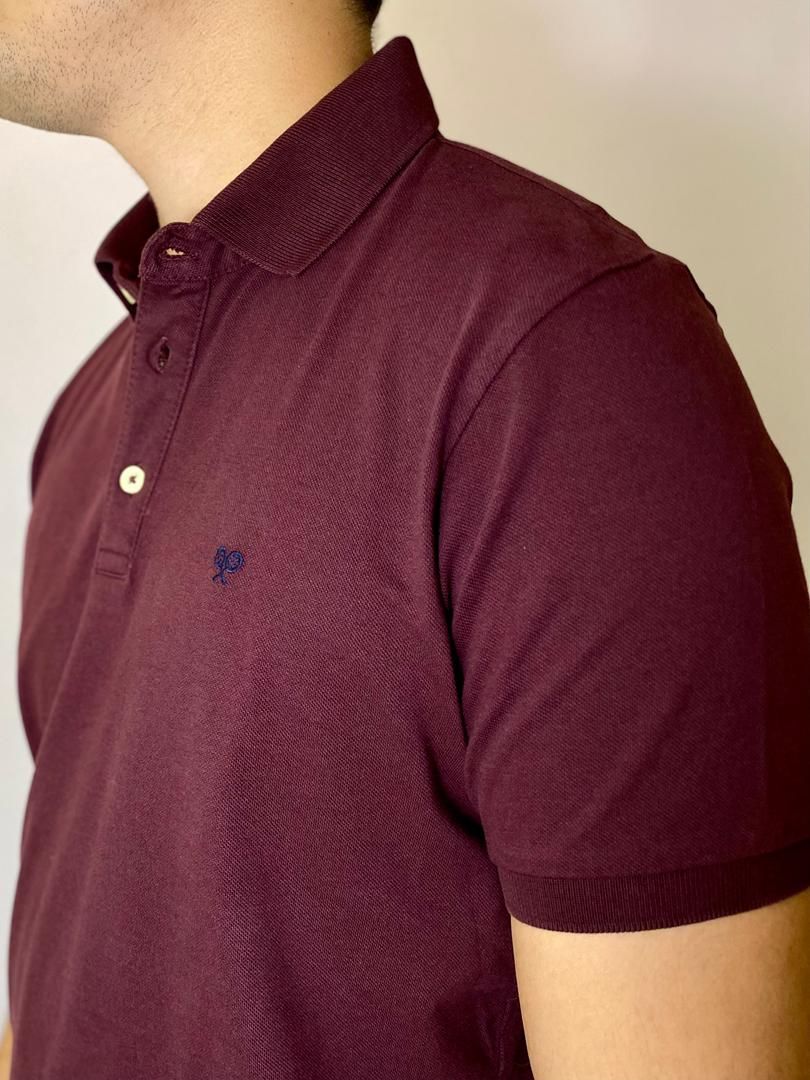 POLO TENNIS ESSENCIAL - VINO 