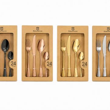 SET DE CUBIERTOS UBAOSHANG X24 PIEZAS ACERO INOXIDABLE - imagen 1