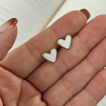 Imagen del producto Topo corazón blanco 