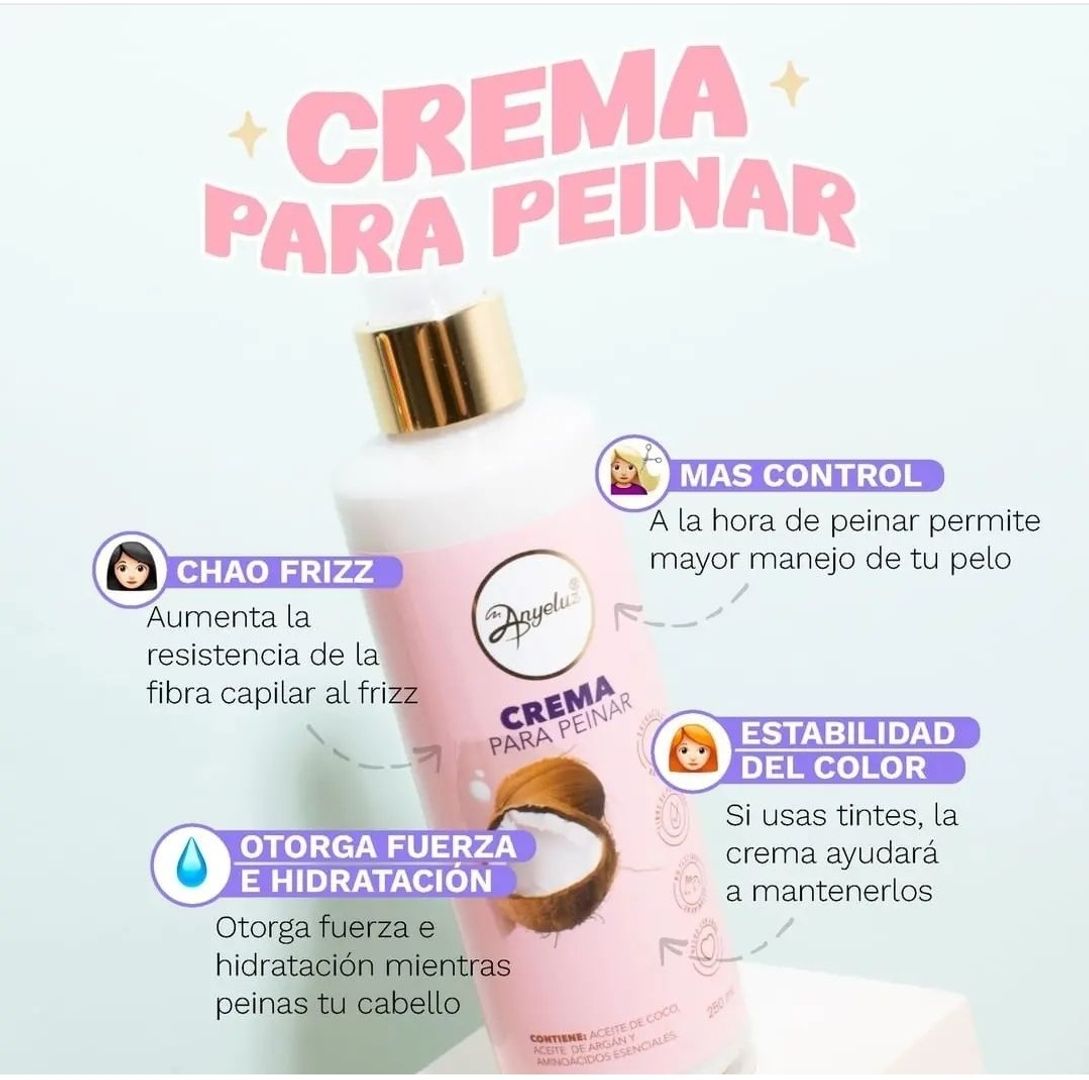 Crema de peinar Antifrizz Anyeluz 