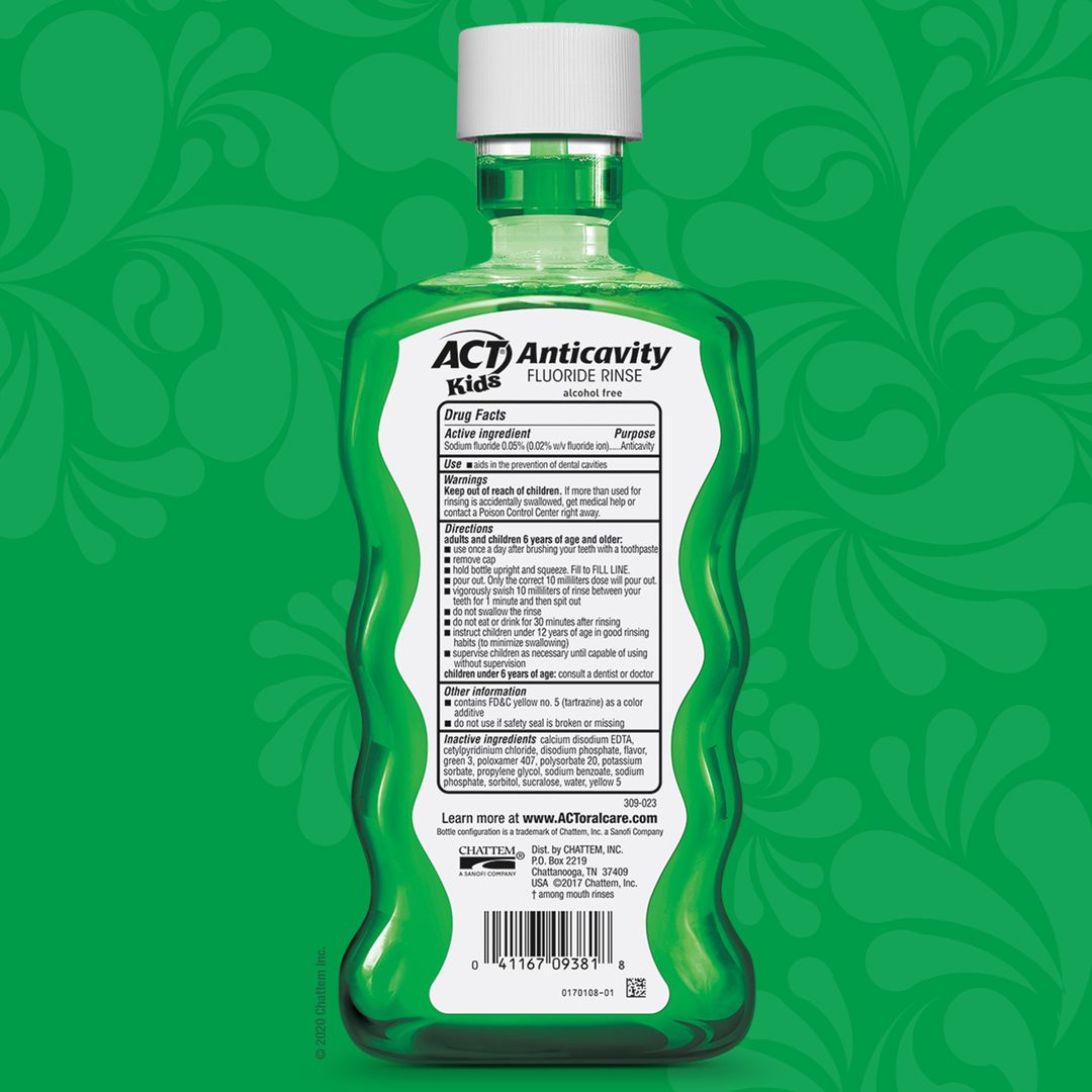 Enjuague Bucal Sandía ACT KIDS