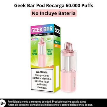 Imagen del producto Geek Bar Pod Watermelon Ice 60.000 Puffs