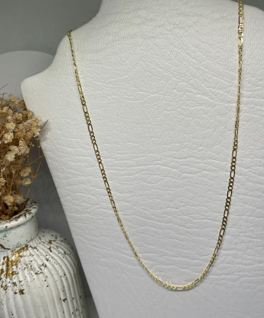 Cadena cartier 3*1 de 50cm y 2mm
